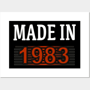 Made in 1983 Posters and Art